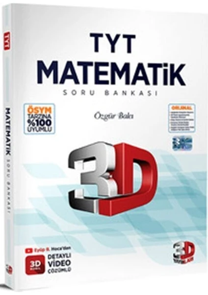 3D Yayınları Tyt Matematik Video Çözümlü Soru Bankası