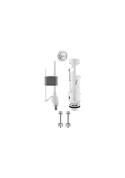 330-7013 Vitra Çift Kademeli (3/6 L) Alttan Su Girişli Rezervuar Iç Takım