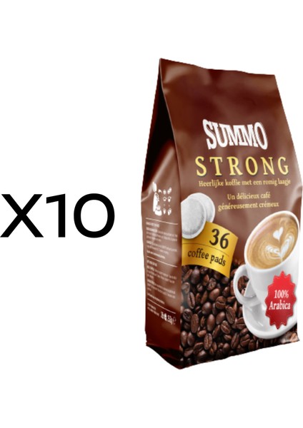 Strong 360'LI Süper Avantaj Paketi (36X10) Senseo Pad Coffee Pads Kahve Kapsülü