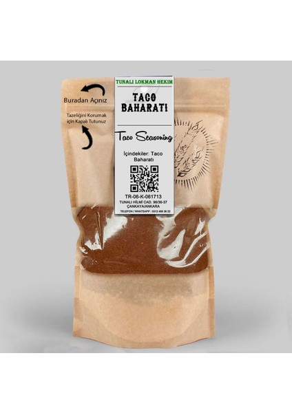 Taco Baharatı Karışımı 60 gr