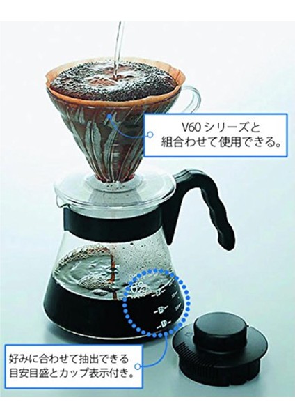 V60 02 Drip Kahve Servis Sürahisi (700 Ml)