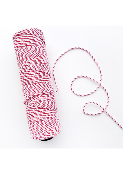 Paket ipi, kırmızı-beyaz 100 metre