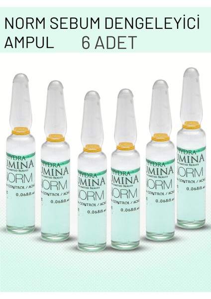 Norm Sebum ve Kontrol Ampul 6 Adet