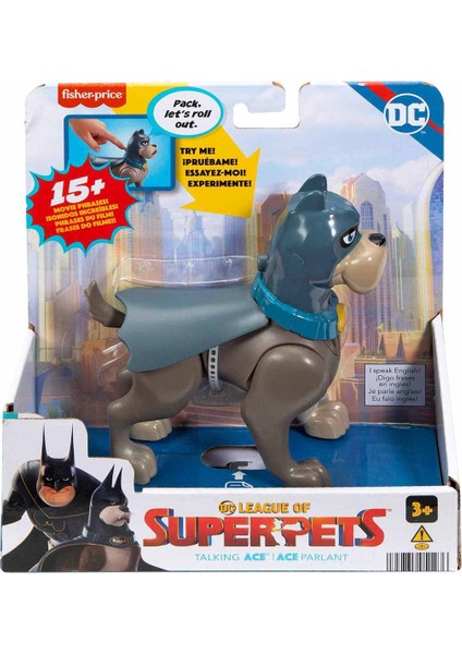 Fisher Price Imaginext Dc League Of Super Pets Sesli Figürler Ace HJF31