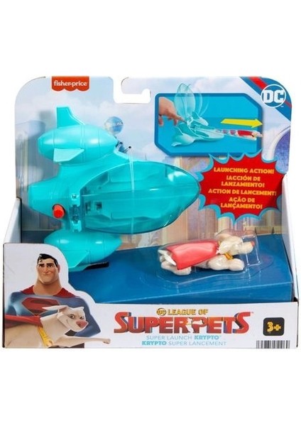 Fisher Price Dc League Of Super Pets Araç Setleri Krypto HGL18