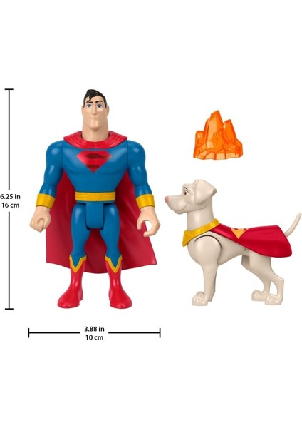 Fisher Price Dc League Of Super Pets Superman ve Krypto HGL02