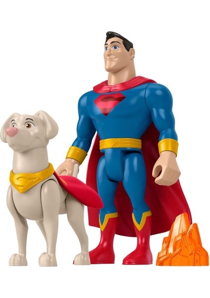 Fisher Price Dc League Of Super Pets Superman ve Krypto HGL02