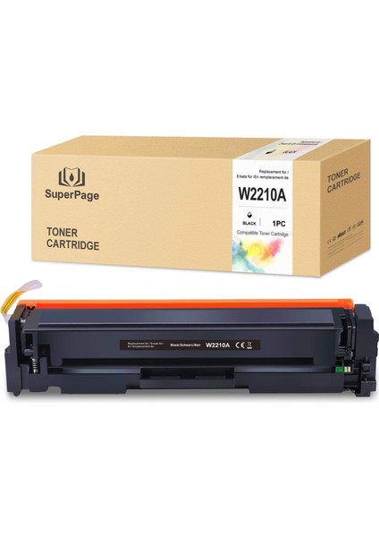 Toner Türk HP 207A W2210A Siyah Muadil Toner - Çipsiz/ Laserjet M255 / M282 / M283