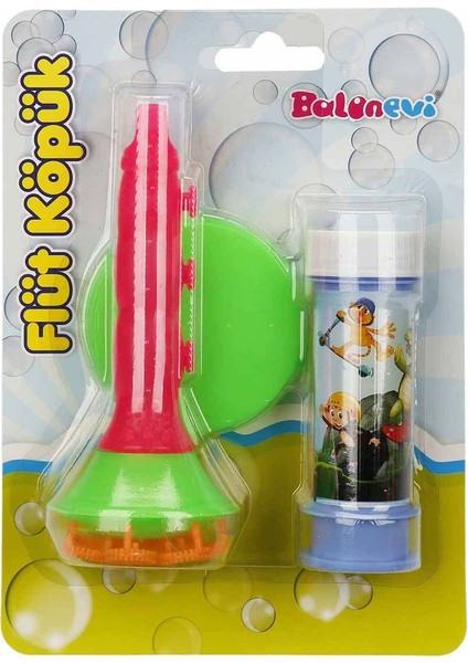 Flütlü Köpük Tabancası Pembe