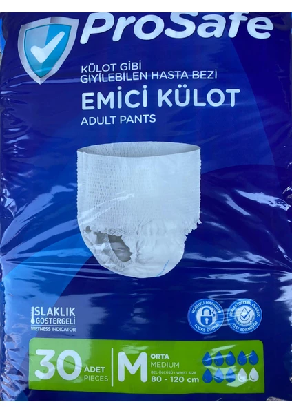 Emici Külot Medıum Orta Boy 30 Adet