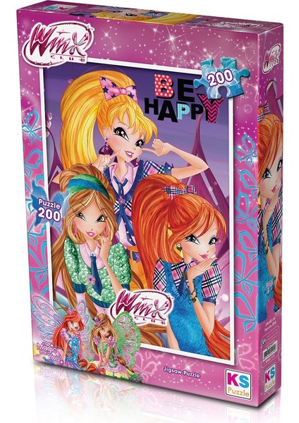 WINX113 Ks Winx 200 Parça Puzzle