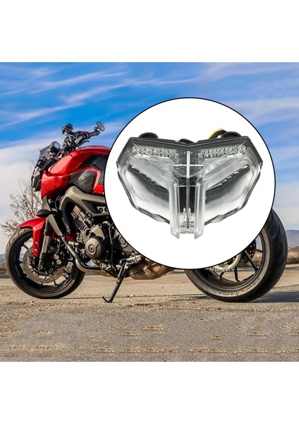 Motosiklet LED Arka Lamba Değiştirme Ducati Için Entegre Dönüş Sinyalleri Clear modelleri