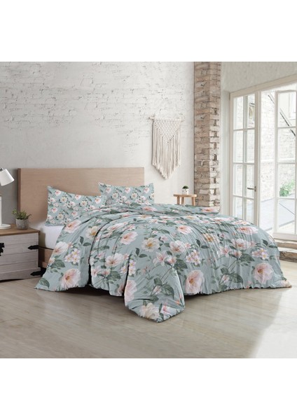 Spring Fresh Luxury Çift Kişilik Pamuk Saten Nevresim Takımı