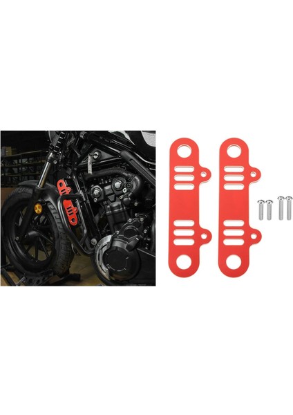Honda Rebel Cmx 500 300 Kırmızı Için Yan Radyatör Koruma Grille Kapağı fırsatları