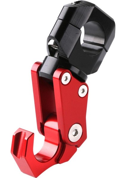 22MM Gidon Motosiklet Kırmızı Için Cnc Alaşımlı Katlanır Askı Kanca Tokası