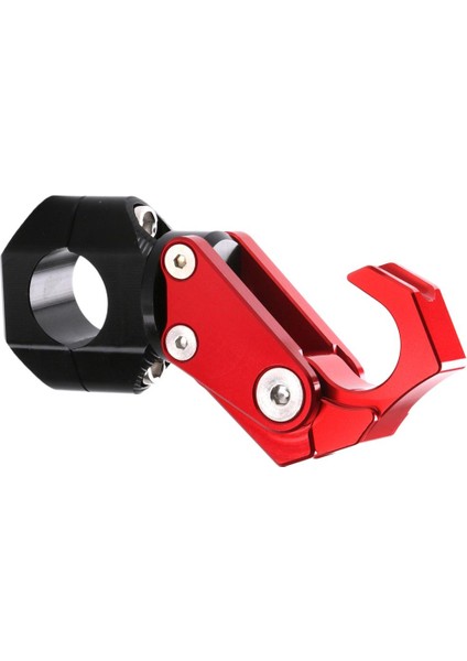 22MM Gidon Motosiklet Kırmızı Için Cnc Alaşımlı Katlanır Askı Kanca Tokası
