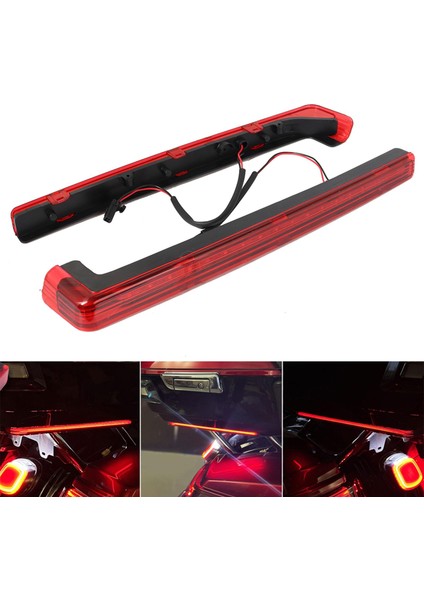 Cvo Yolu Glide Kırmızı Için 2 Pack Motosiklet Yan Panel LED Işık Aksesuarları fiyatları