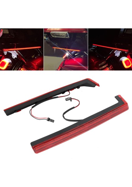 Cvo Yolu Glide Kırmızı Için 2 Pack Motosiklet Yan Panel LED Işık Aksesuarları modelleri