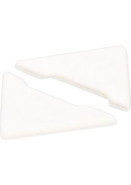 2x Araba Kapı Köşesi Kapağı Anti -Cazak Kazası Çıkartma Tampon Çizik Koruyucusu Beyaz