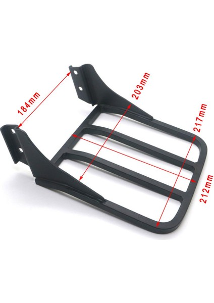 Backrest Rafı Harley Sportster Xl 04-17 1984-2005 - Siyah(Yurt Dışından) fiyatları