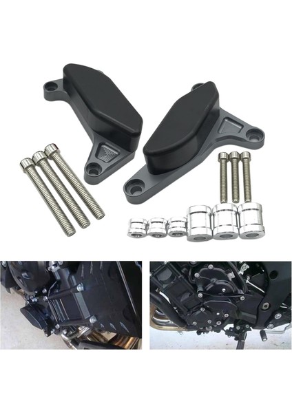 Yamaha Fz1 Fazer 2006-2016 Titanyum Için Motosiklet Motor Koruma Kaydırıcısı Kapak fırsatları