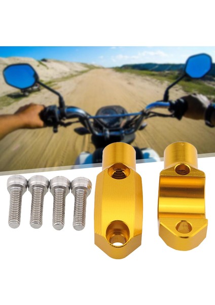 Ana Silindir Aynası Kelepçe Montaj Braketi 22MM Bmw S1000XR 15-2021 Sarı