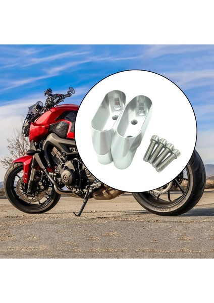 Motosiklet Gideri Yükseltici Montaj Kelepçesi Bmw Için Uygun Bmw R1200RS 2015 - 2016 Gümüş indirimleri