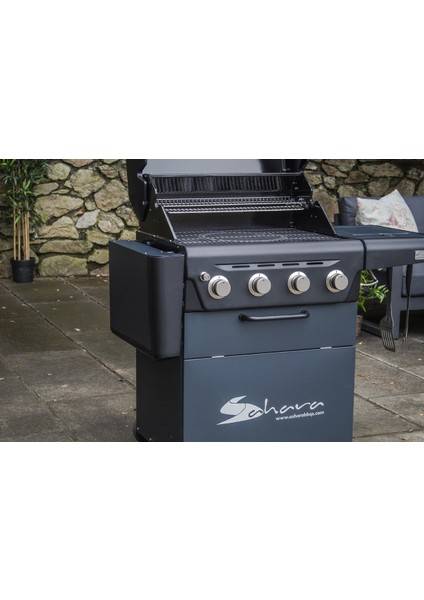 Sahara X450 Klasik Lpg'li Barbekü - Gri Mavi