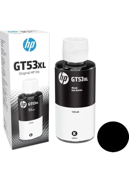 Hp 1VV21AE Siyah GT53XL Mürekkep