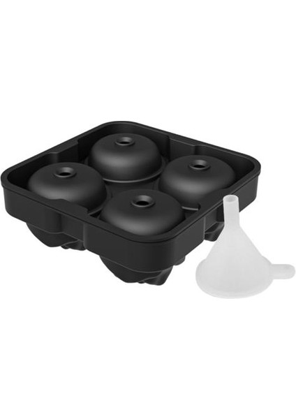 Gül Buz Küpü Tepsi Kalıp Buz Topu Makinesi Icecream Kalıp Soğutma Kokteylleri Bar Araçları Için 3D 4 Kavite Dıy Ice Maker | Dondurma Makineleri (Yurt Dışından)