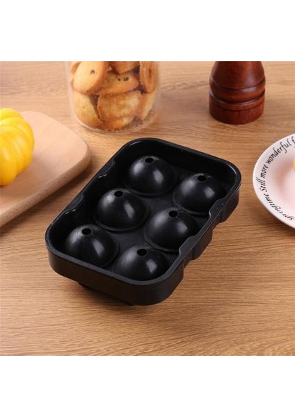 Buz Cube Formu Silikon Gül Şekli Dondurma Kalıp Tepsi 3D Büyük Dondurma Top Makinesi Siyah Kullanımlık Viski Kokteyl Kalıp Bar Araçları | (Yurt Dışından) fırsatları
