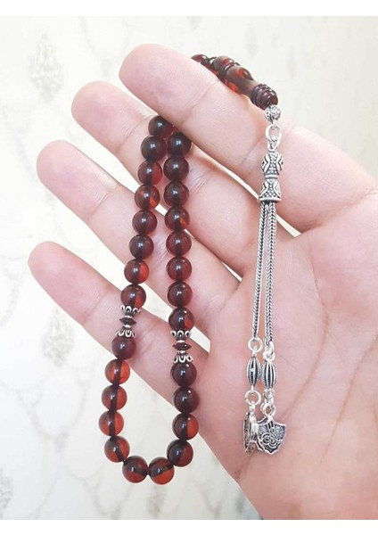 Damla Kehribar Tesbih Model-1