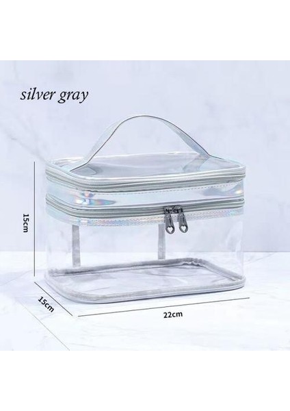 Pvc Şeffaf Taşınabilir Kozmetik Çantası Su Geçirmez Kadın Makyaj Kılıfı Seyahat Temizle Makyaj Güzellik Yıkama Organizatör Banyo Tuvalet Küp | Makyaj Organizatörleri (Yurt Dışından) fırsatları