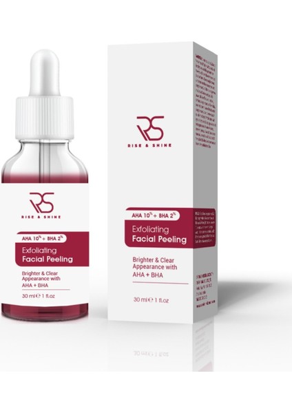Rise & Shine Exfoliating Facial Red Peeling Serum - 30 ml fırsatları