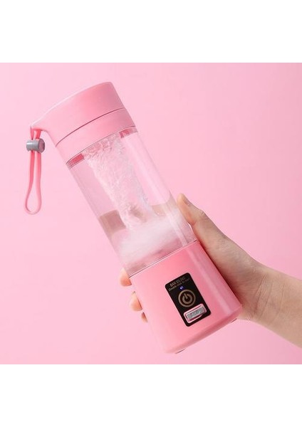 1 Adet Blender Elektrikli Meyve Sıkacağı El Smoothie Maker Karıştırma Mikser USB Şarj Edilebilir (Yurt Dışından)