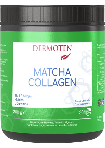 Matcha Tip 1 - Tip 3 - Matcha - L-Karnitin 30 x 10.000 Mg Toz