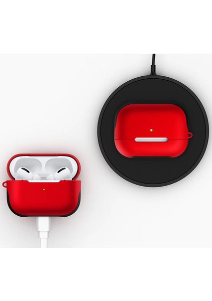 Airpods Pro Uyumlu Kılıf Anti-Shock Kulaklık Kılıfı Darbe Emici Tam Koruma Shockproof