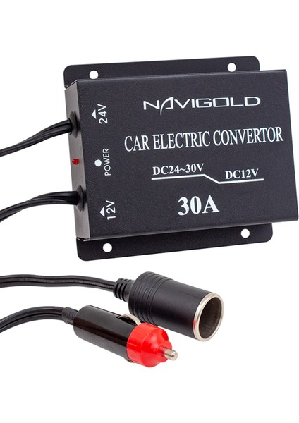 Navıgold 24V Dc / 12V Dc 30 Amper Çakmak Girişli Oto Konvertör