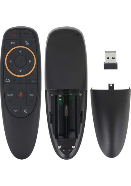 Kr G10 Androıd-Wındows-Mac-Lınux-Tv Box Uyumlu Ses Komutlu Air Mouse 2.4ghz Smart Tv Akıllı Kumanda