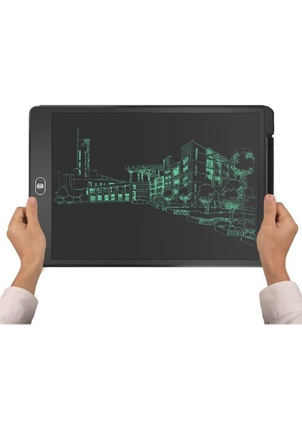12" Büyük Boy Dijital Çocuk Yazı Tahtası Grafik Çizim Tableti LCD 12" Inc Ekran fiyatları