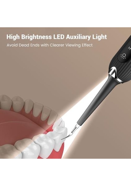 Elektrik 7in1 Diş Scaler Titreşim Diş Hesap Sökücü Sonic Yüksek Frekanslı  Tartar Diş Fırçası Temizleyici Taşınabilir (Yurt Dışından)