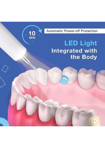 Diş Calculus Remover Elektrikli Tartar Remover Ultrasonik Beyazlatma Diş Temizleyici Diş Lekesi Temizleme (Yurt Dışından)