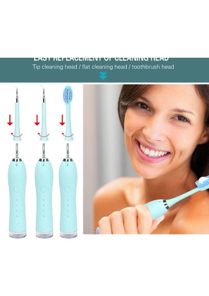 Ultrasonik Calculus Remover Diş Ölçüsü Diş Elektrikli Ölçekleyici Sonic Remover Lenerleri Tartar Plak Diş Beyazlatma Oral Temizlik (Yurt Dışından) fiyatları