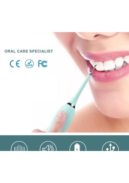 Ultrasonik Calculus Remover Diş Ölçüsü Diş Elektrikli Ölçekleyici Sonic Remover Lenerleri Tartar Plak Diş Beyazlatma Oral Temizlik (Yurt Dışından) fırsatları