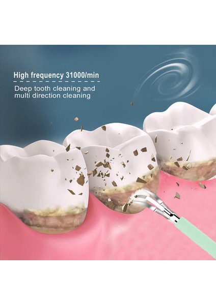 Ultrasonik Calculus Remover Diş Ölçüsü Diş Elektrikli Ölçekleyici Sonic Remover Lenerleri Tartar Plak Diş Beyazlatma Oral Temizlik (Yurt Dışından) indirimleri