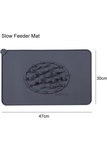 Dinlenemeyen Pet Kase Yavaş Besleyici Placemat Hiçbir Karışıklık Köpek Gıda Davranışlar Dağıtıcı Mat Gömlekler Tepsi Yükseltilmiş Yüzler Pet Kaseler Ped Kedi | (Yurt Dışından) fırsatları