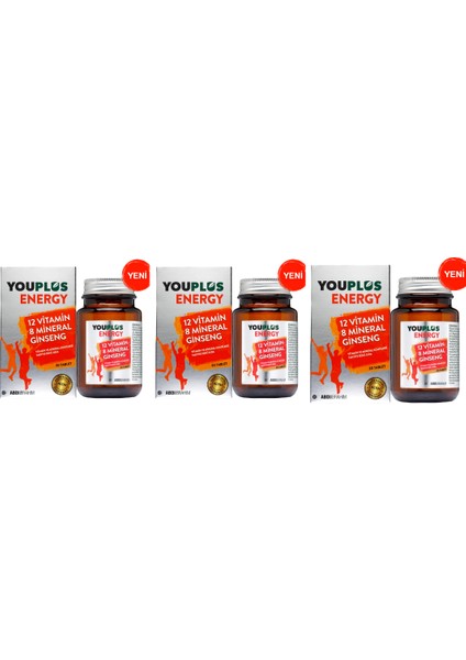 Multi Ener-G Multivitamin 30 Tablet 3 Kutu