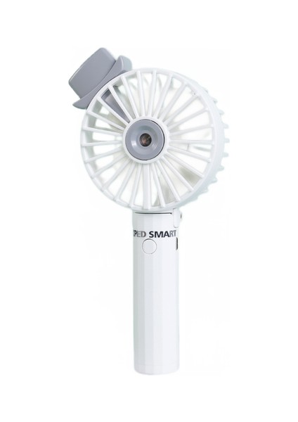 Mini Elde Taşınır Sprey Küçük Fan Nemlendirmesi Öğrenci Sessiz Masaüstü USB Taşınabilir Katlanır Fan (Yurt Dışından)
