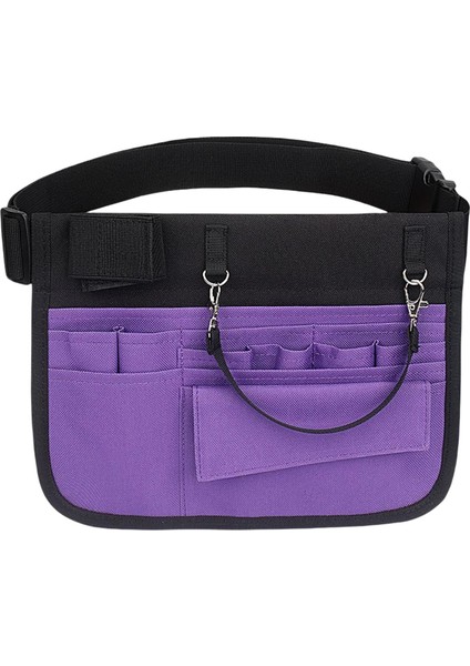 Hemşireler Koruma Bel Çanta Ayarlanabilir Fanny Pack Poşeti Oxford Bez Aksesuarları Mor