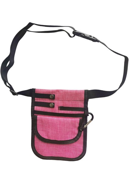 Hemşire Fanny Pack Organizer Torama Tutucu Stetoskoplar Için Kalça Çantası Pembe
